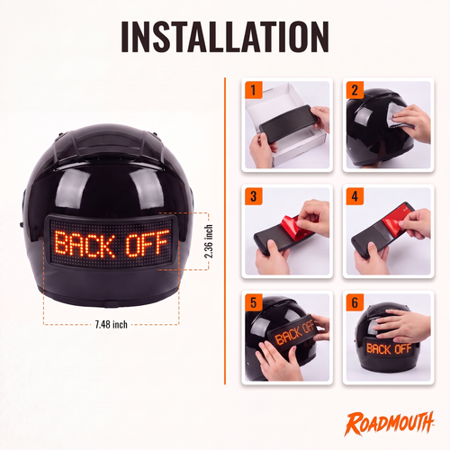 RoadMouth™ LED Helmet Attachment