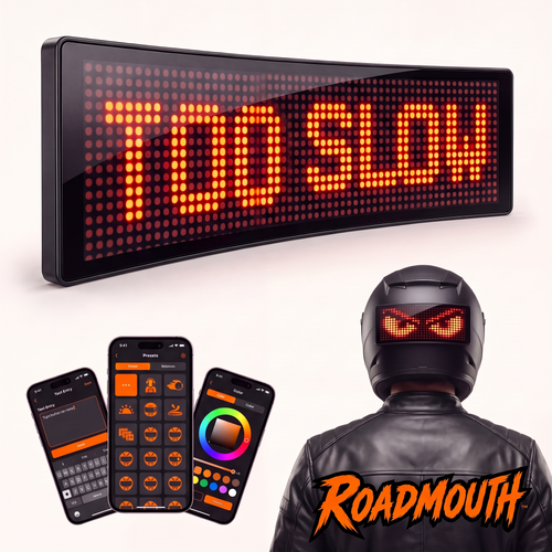 RoadMouth™ LED Helmet Attachment